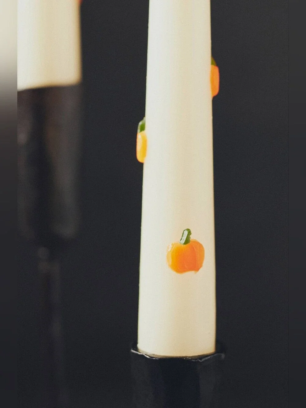 Anthropologie Icon Pumpkin Taper Candles, Set of 2